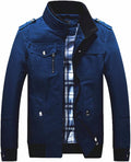 Chaqueta Hombre Cuello Pie Classic Urban Shelter Múltiples Bolsillos