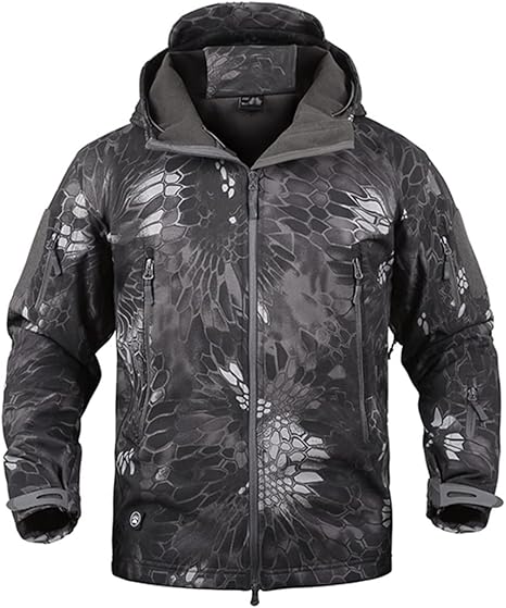 Chaquetas tácticas impermeables a prueba de viento para hombre.