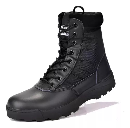 Botas tácticas militares negras