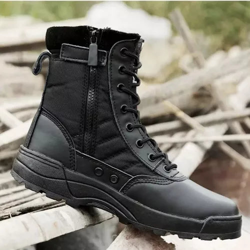 Botas tácticas militares negras