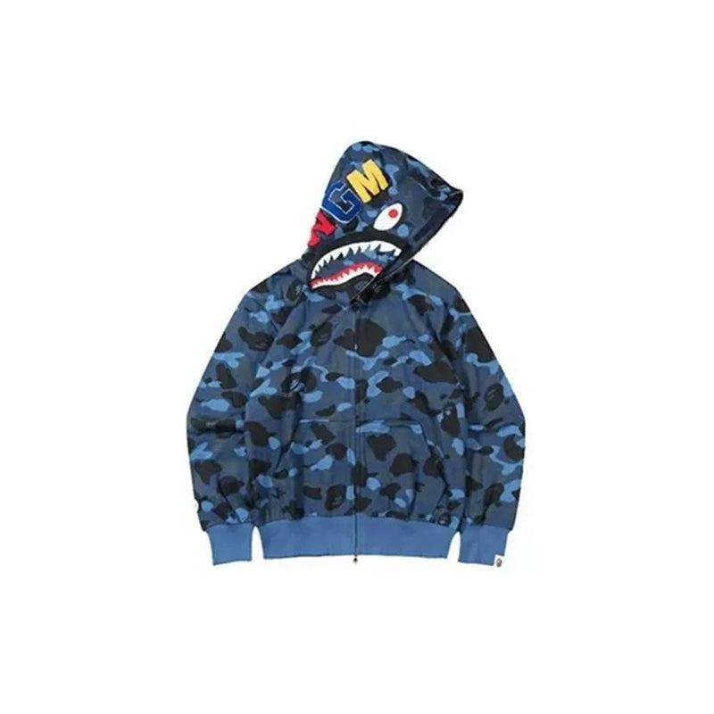 Sudadera Poleron Camuflage Tiburon capucha