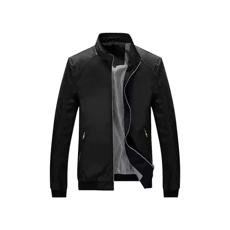 Chaqueta Hombre Drill Eco Cuero Forrado Ropa Casual