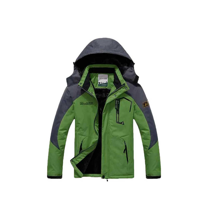 Parka de invierno para hombre, abrigo de rizo grueso y abrigo cálido.