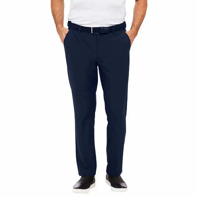 Pantalón chino Greg Norman para hombre corte clásico elástico negro