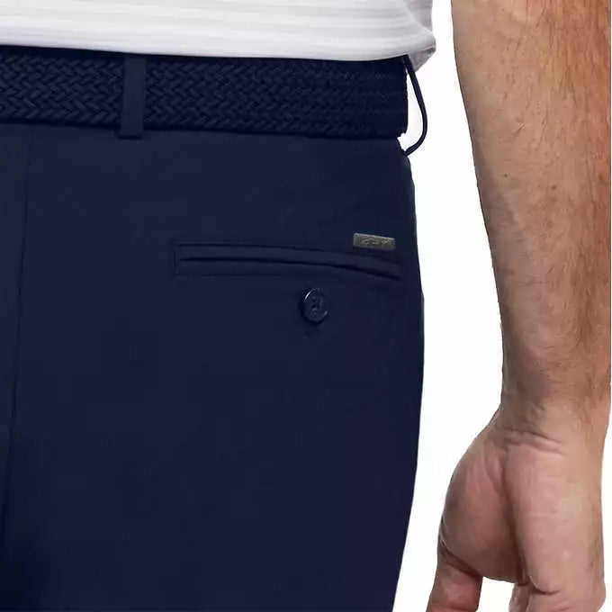 Pantalón chino Greg Norman para hombre corte clásico elástico negro