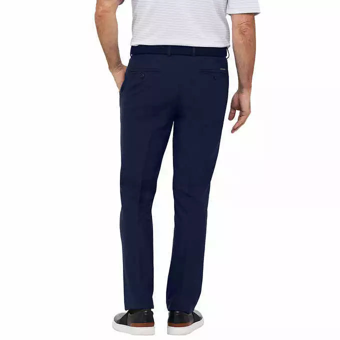 Pantalón chino Greg Norman para hombre corte clásico elástico negro